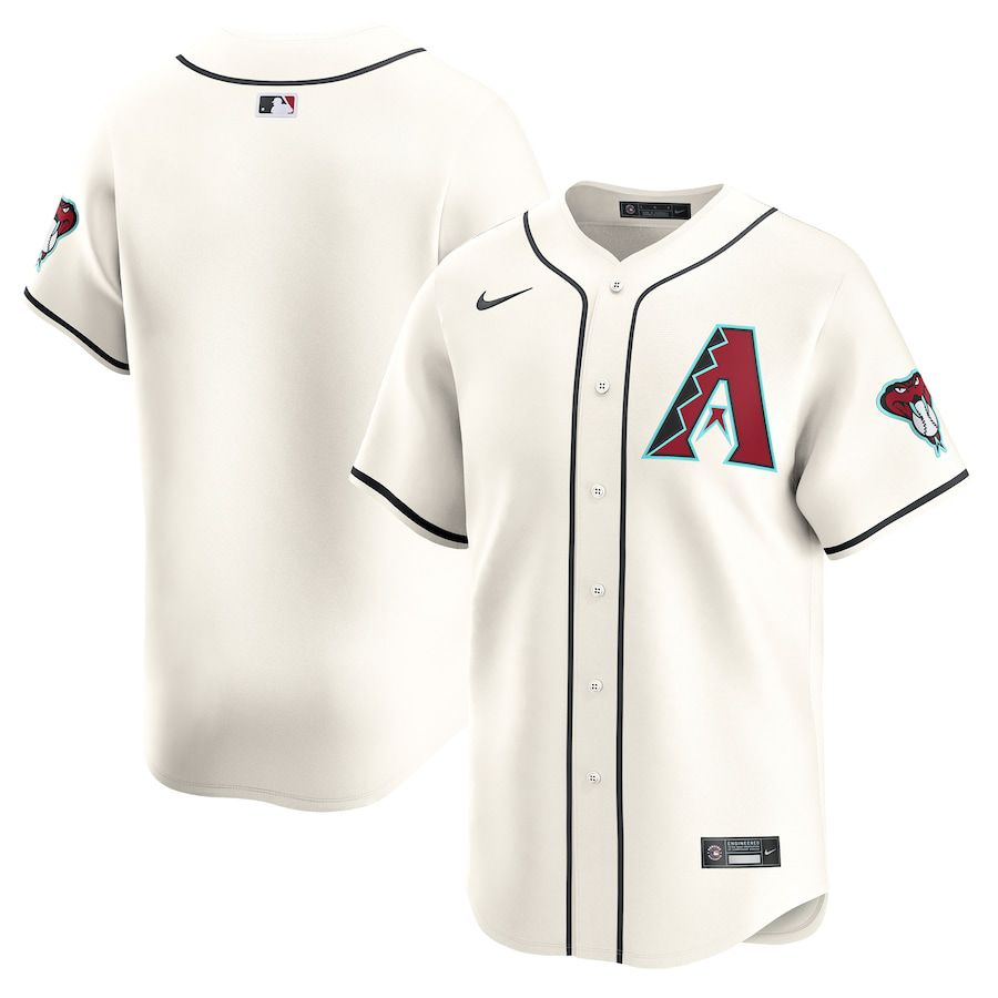 Men Arizona Diamondback Blank Nike White Home Limited MLB Jersey->arizona diamondback->MLB Jersey